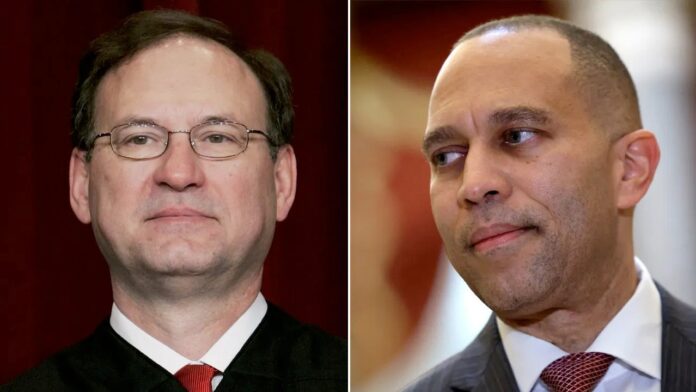 House Democratic leader declares Justice Alito 'a right-wing insurrectionist' amid flag fracas