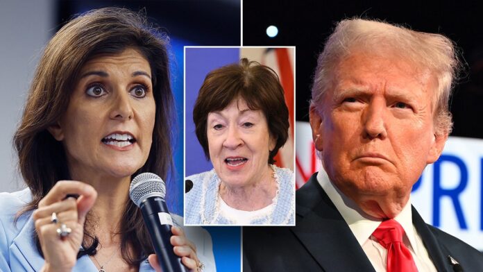 Susan Collins to write in Nikki Haley for president, bucking Trump