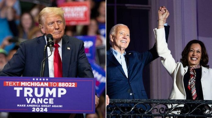 Trump team files FEC complaint over transfer of Biden's $91M to Harris campaign: 'Brazen money grab'