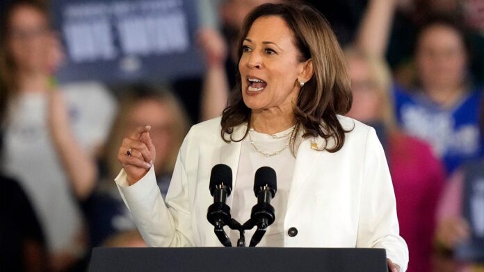 Kamala Harris shuts down anti-Israel protesters during campaign speech