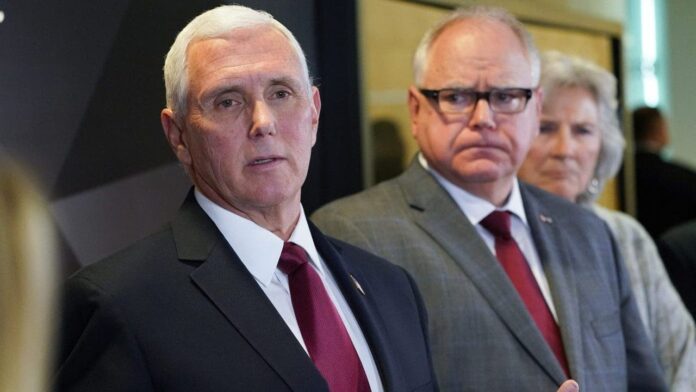 Mike Pence's think tank reacts to Walz as Democratic VP nominee