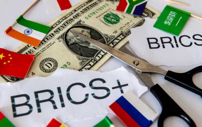 BRICS and BRICS+ dedollarisation concept