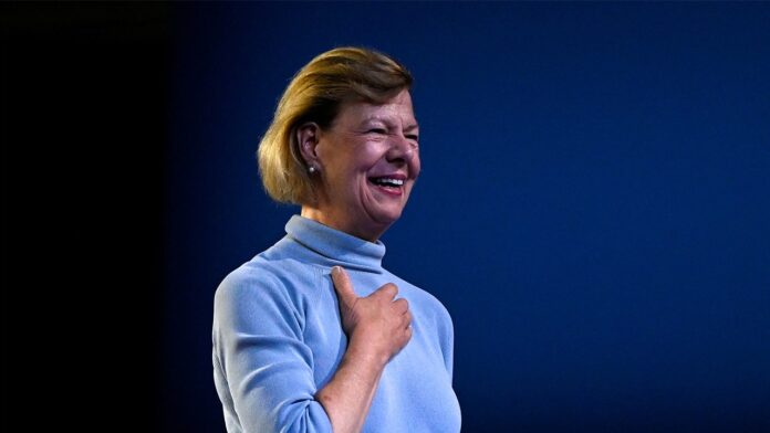 Democrat Tammy Baldwin details recipe for running in a swing state after victory in Trump-won Wisconsin