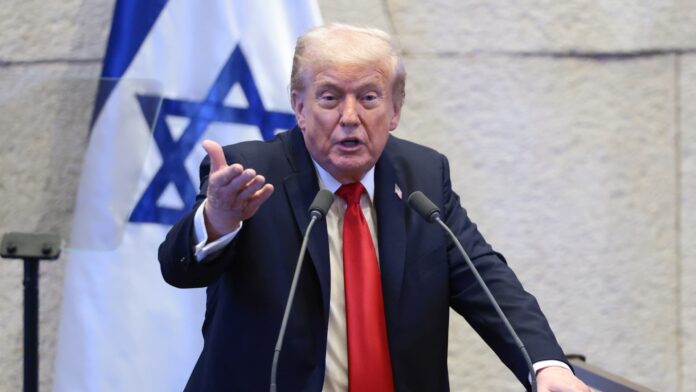 'Long and painful nightmare' is over, Trump says, on historic day for the Middle East