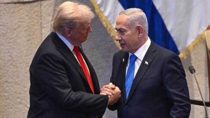 Trump insists there is momentum towards a ‘lasting peace’ in the Middle East