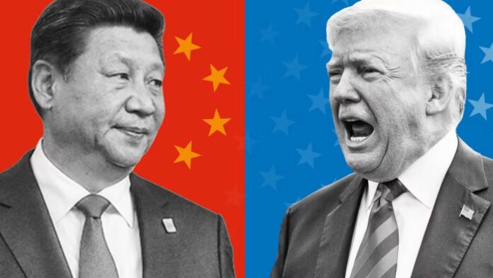 Xi Jinping and Donald Trump